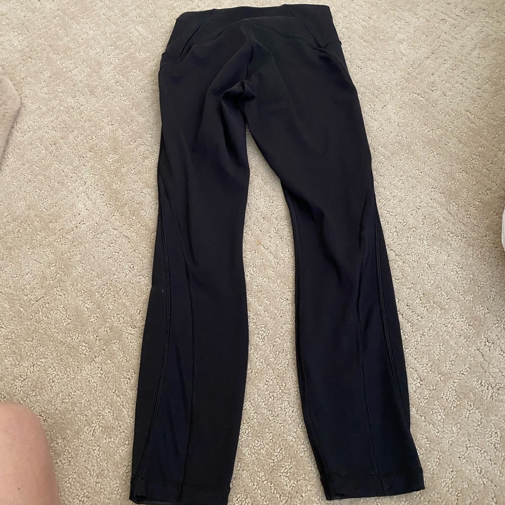 Lululemon 7/8 pant with see through bottom/side - Picture 3 of 6